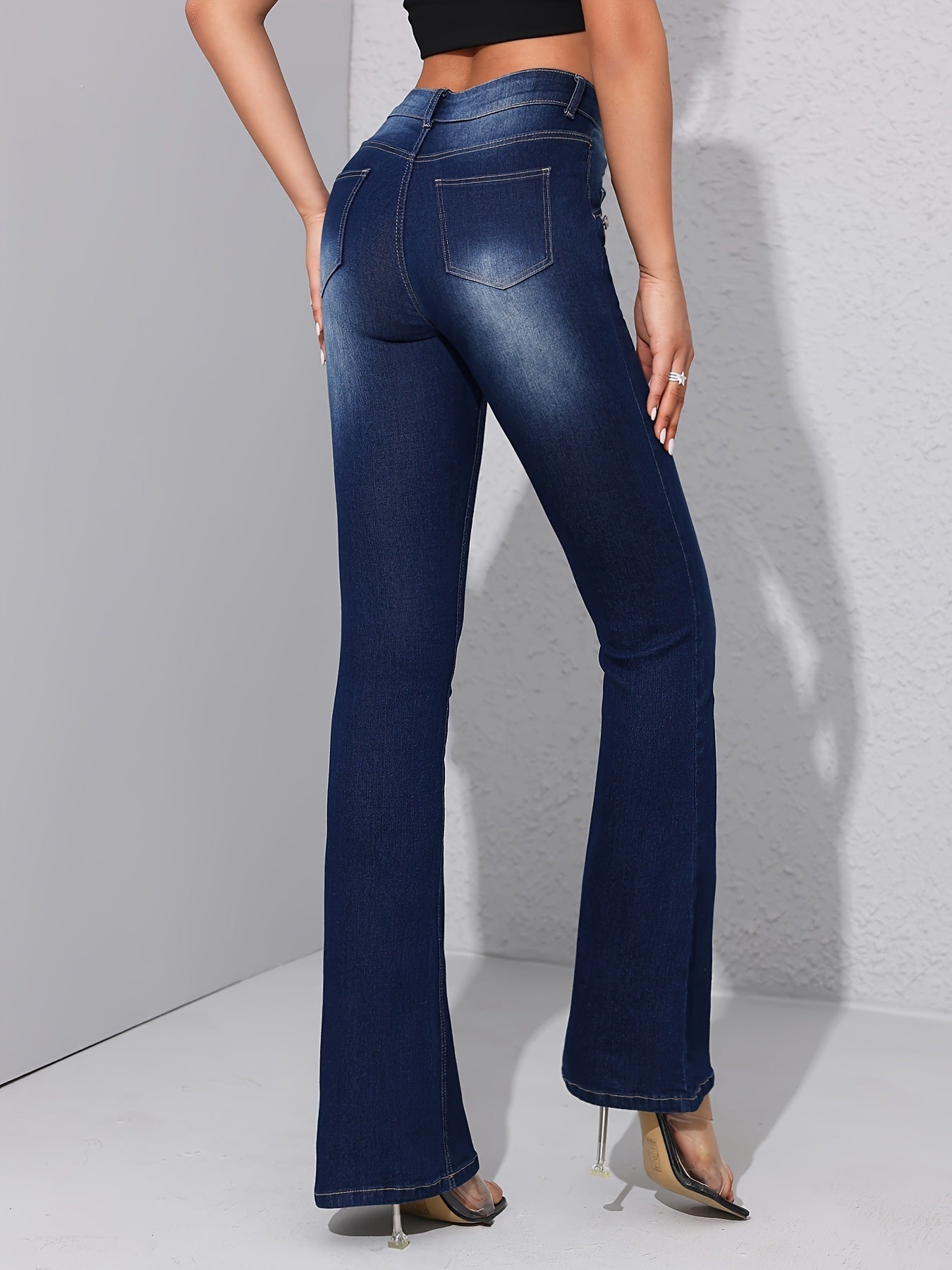 High-waisted Denim Jeans For Women Slimming