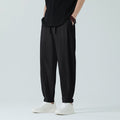 New SpringSummer Mens Minimalist Cuffed Pants With Knot Buttons