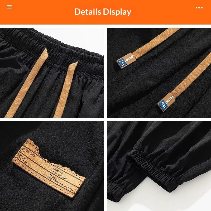 Mens Casual Loose-fitting Jogger Sweatpants For Sports