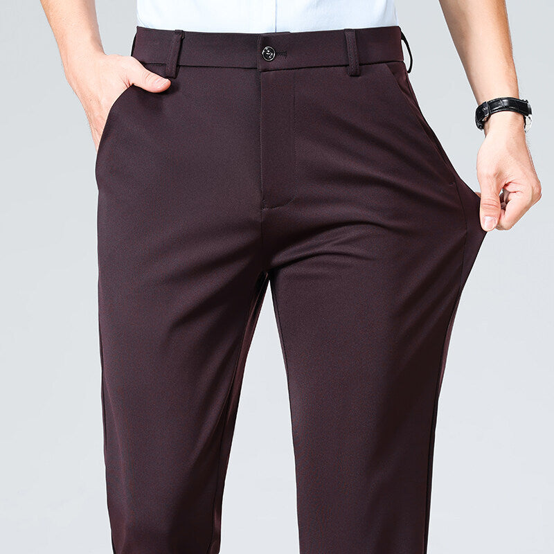Men's Casual Trousers Business Trousers Loose
