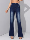 High-waisted Denim Jeans For Women Slimming