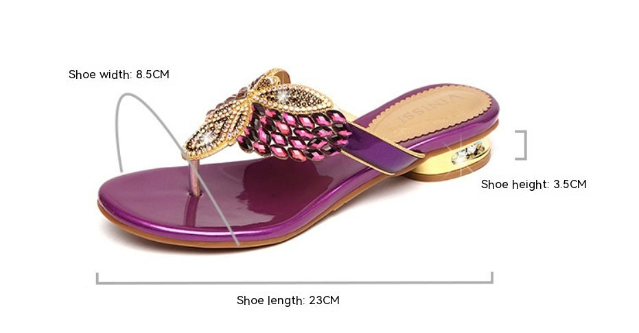 Summer Elegant Women's Casual Fashion Trends Slippers